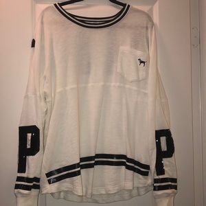 Pink lightweight sweatshirt